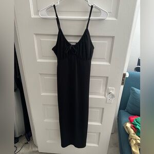 Boutique Black Midi Dress
